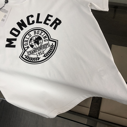 モンクレール コットン生地カップル半袖Tシャツ