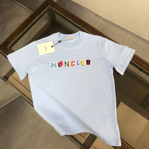 モンクレール スリムなカットカップル半袖Tシャツ