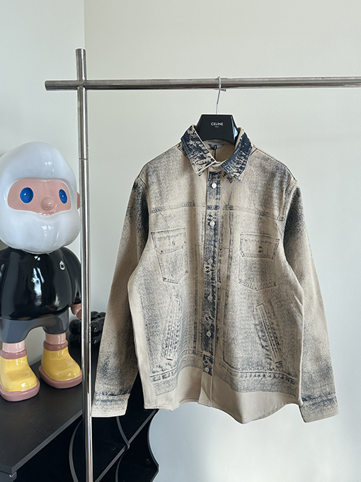 ディオール MKIIエフェクトプリントデニムシャツ