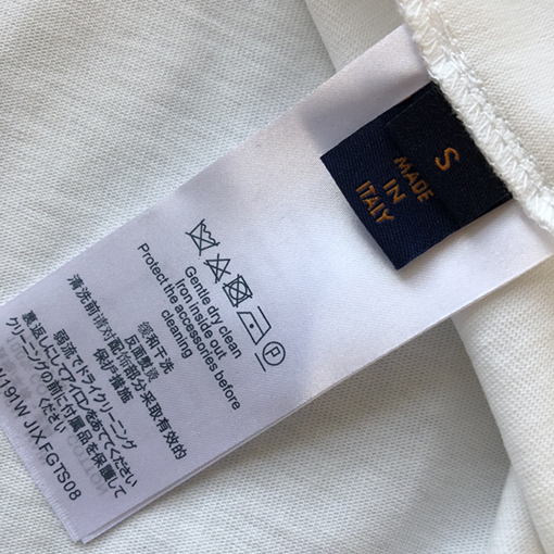 ルイヴィトン 前後プリントロゴ スタッフユニフォーム 半袖Tシャツ