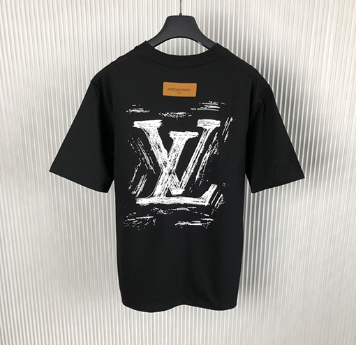 ルイヴィトン 新しいプリントコットン半袖Tシャツ