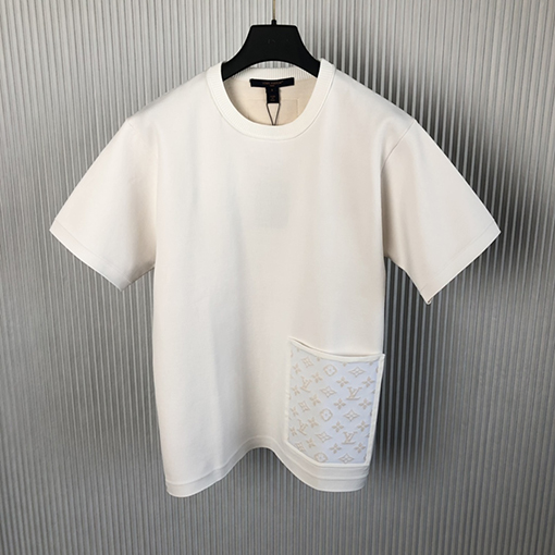 ルイヴィトン 新作MONOGRAMポケットニット半袖Tシャツ