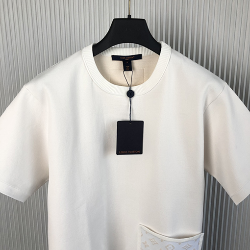ルイヴィトン 新作MONOGRAMポケットニット半袖Tシャツ