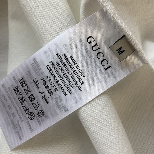 グッチ 新作アルファベット刺繍入り半袖Tシャツ