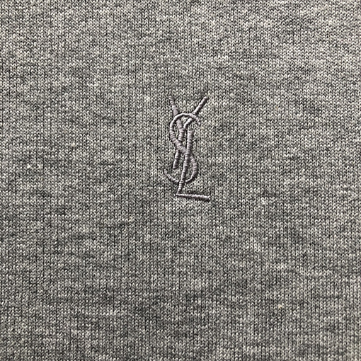 サンローランコピー 小文字刺繍フード付きトレーナー