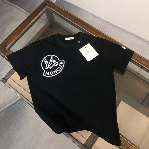 モンクレール 新しいカップルのラウンドネックファッション半袖Tシャツ