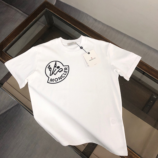 モンクレール 新しいカップルのラウンドネックファッション半袖Tシャツ