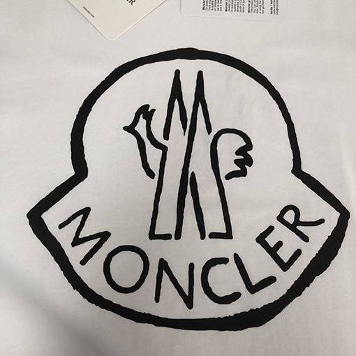 モンクレール プリント デザインの半袖Tシャツ
