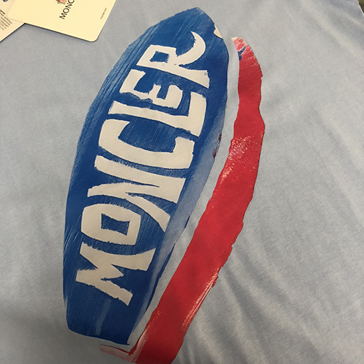 モンクレール スタイリッシュな新しいラウンドネック半袖Tシャツ