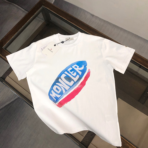 モンクレール スタイリッシュな新しいラウンドネック半袖Tシャツ