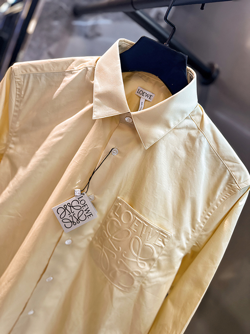 ロエベ ファッション コットン シャツ