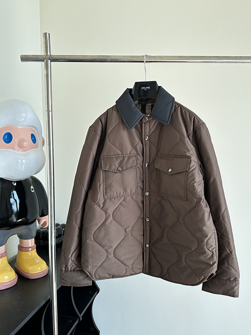 バーバリー  ヴィンテージ両面着用バーチブラウンチェック柄ジャケット