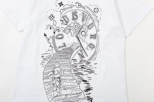 ルイヴィトン コットンカバーコットン半袖Tシャツ