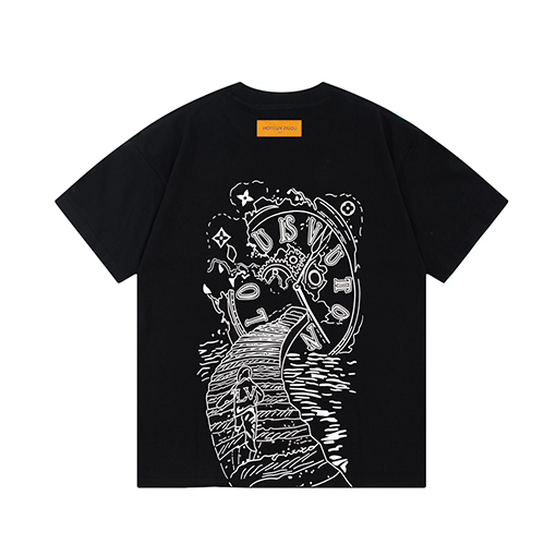 ルイヴィトン コットンカバーコットン半袖Tシャツ