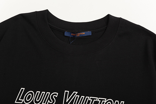 ルイヴィトン アイハートレターロゴ 半袖Tシャツ