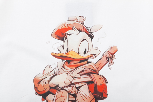 ルイヴィトン デジタルプリント ダックアルファベットロゴ半袖Tシャツ