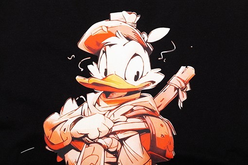ルイヴィトン デジタルプリント ダックアルファベットロゴ半袖Tシャツ