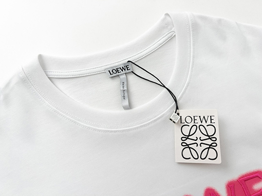ロエベ  インクジェット文字ロゴ 半袖tシャツ