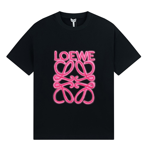 ロエベ  インクジェット文字ロゴ 半袖tシャツ