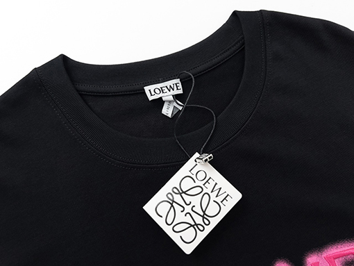 ロエベ  インクジェット文字ロゴ 半袖tシャツ