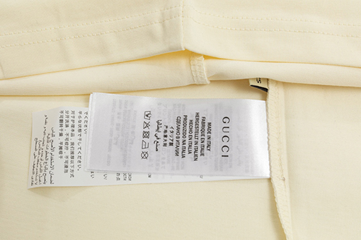 グッチ ダブルリングアルファベットロゴ半袖Tシャツ