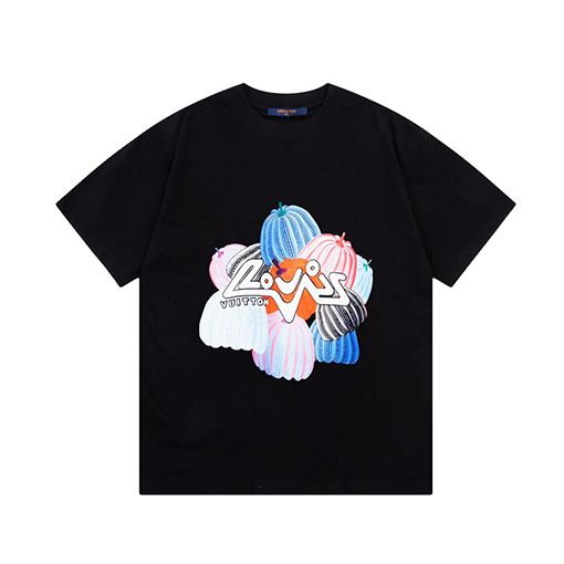ルイヴィトン Tシャツ 南瓜 ネイビー