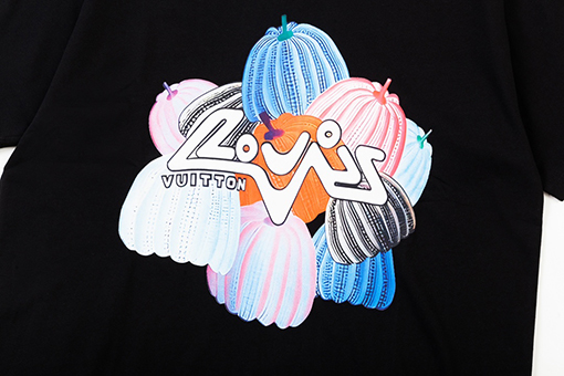 ルイヴィトン Tシャツ 南瓜 ネイビー