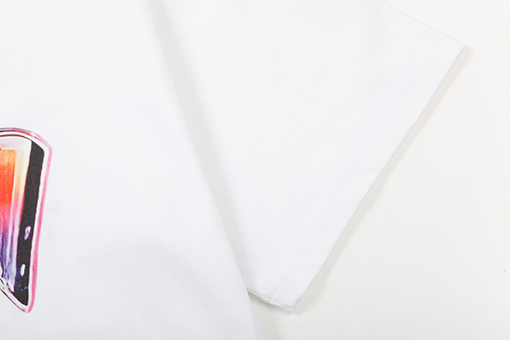 ルイヴィトン デジタルプリント熱いアルファベットロゴ半袖tシャツ
