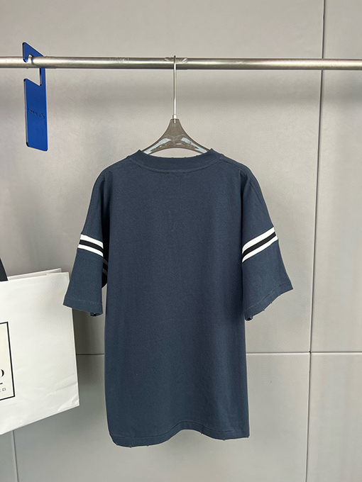 ディオール 新しい47文字ロゴプリント半袖Tシャツ