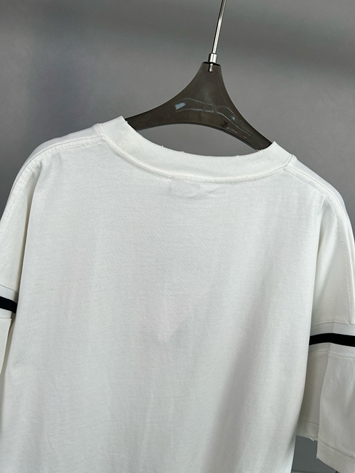 ディオール 新しい47文字ロゴプリント半袖Tシャツ