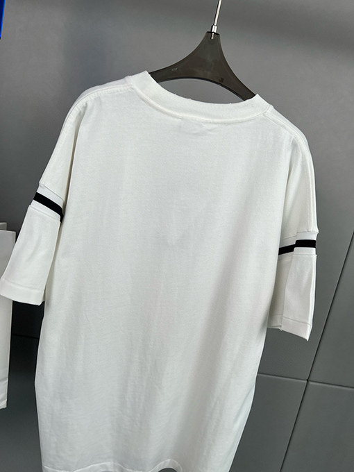 ディオール 新しい47文字ロゴプリント半袖Tシャツ