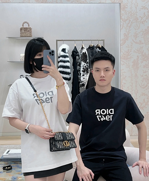 ディオール ニットコットンラウンドネックTシャツ