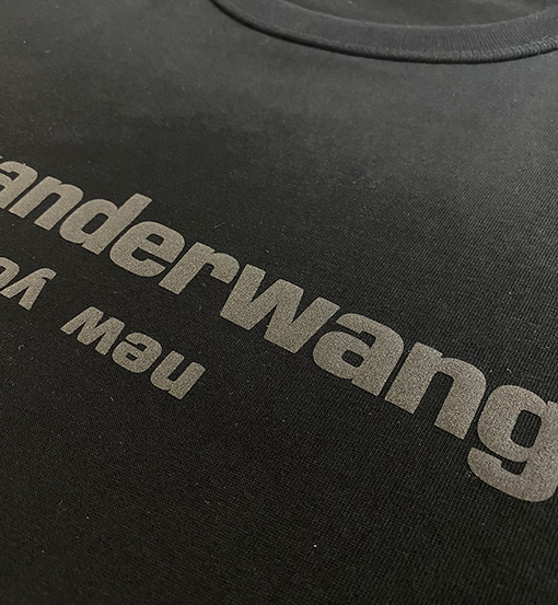アレキサンダーワン  半袖 Tシャツ Alexander Wang 立体プリントロゴ 半袖