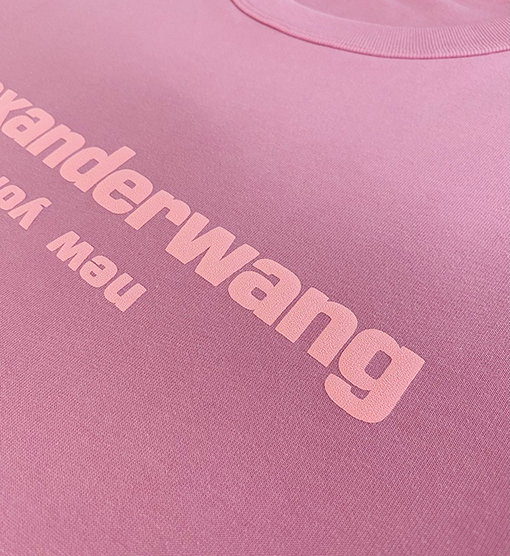 アレキサンダーワン  半袖 Tシャツ Alexander Wang 立体プリントロゴ 半袖