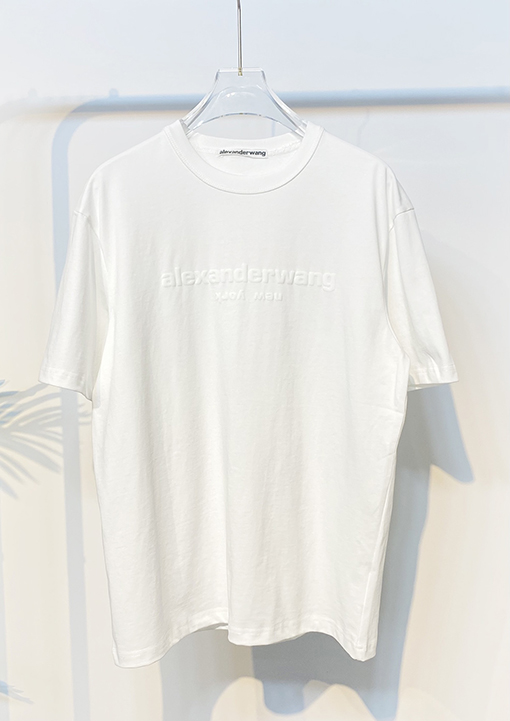 アレキサンダーワン  半袖 Tシャツ Alexander Wang 立体プリントロゴ 半袖