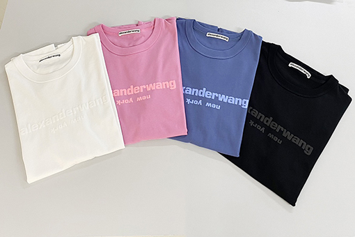 アレキサンダーワン  半袖 Tシャツ Alexander Wang 立体プリントロゴ 半袖