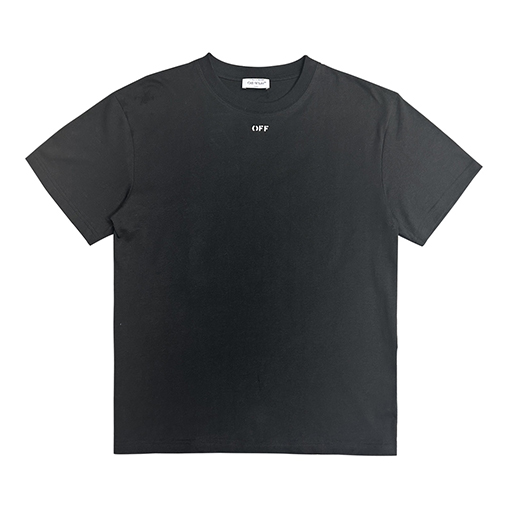 オフホワイトコピー カラーグラフィティ矢印プリント半袖Tシャツ