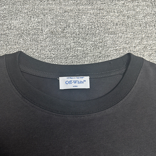 オフホワイトコピー カラーグラフィティ矢印プリント半袖Tシャツ