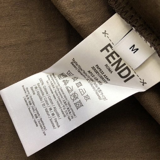  フェンディ ダブルF フルプリント半袖 Tシャツ