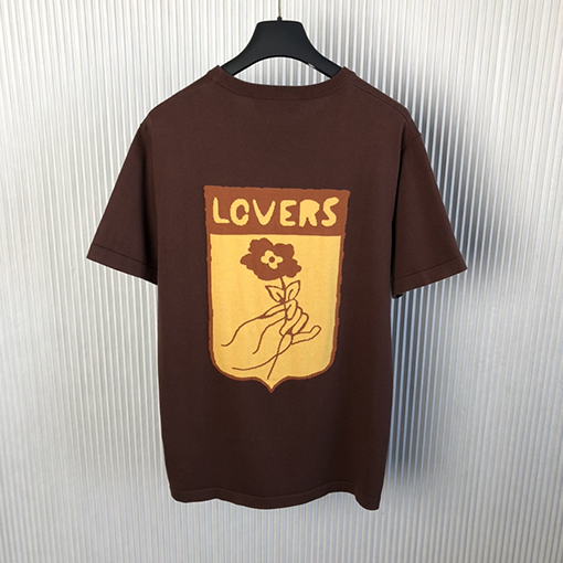 ルイヴィトン ニット 半袖Tシャツ Vuittonボックスパターン