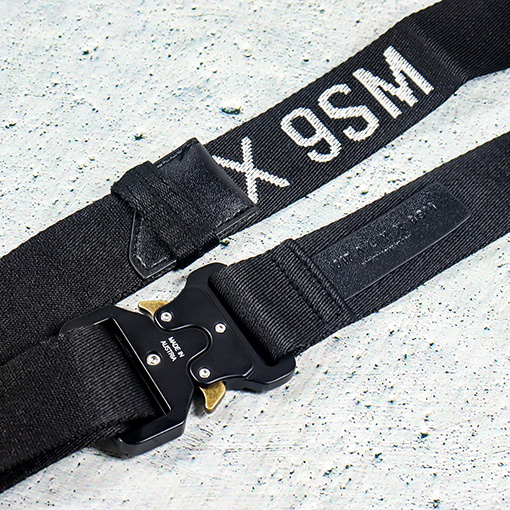 1017 アリクス9SM テープレタリングロゴベルト