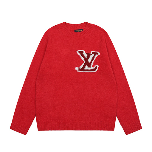ルイヴィトン Lv ビッグロゴダブルニット3カラー