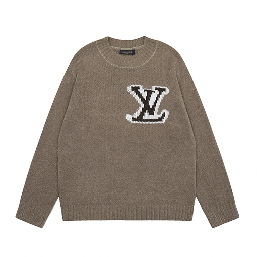ルイヴィトン Lv ビッグロゴダブルニット3カラー