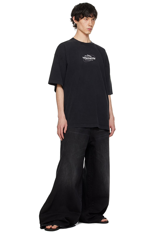 ヴェトモンロゴプリント半袖Tシャツ