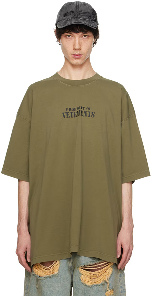 ヴェトモンスタイリッシュ オーバーサイズ 半袖 Tシャツ