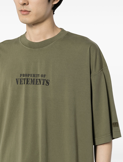 ヴェトモンスタイリッシュ オーバーサイズ 半袖 Tシャツ