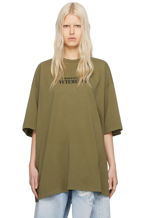 ヴェトモンスタイリッシュ オーバーサイズ 半袖 Tシャツ