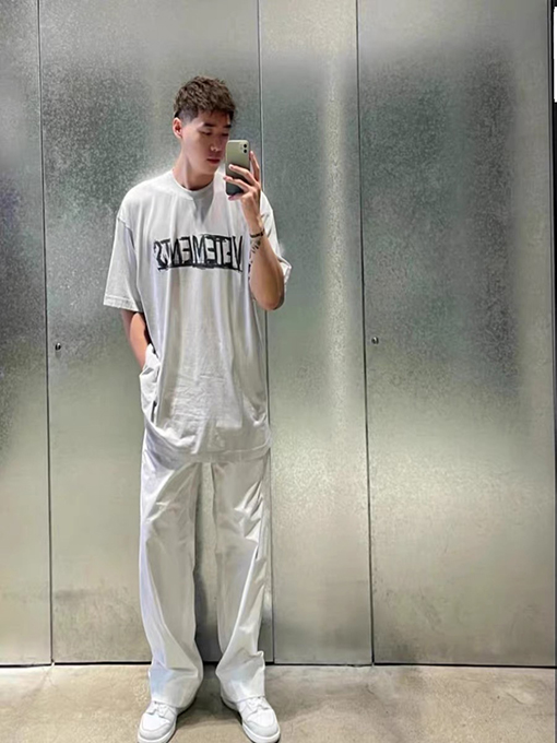 ヴェトモン世界旅行 プリント 半袖 Tシャツ