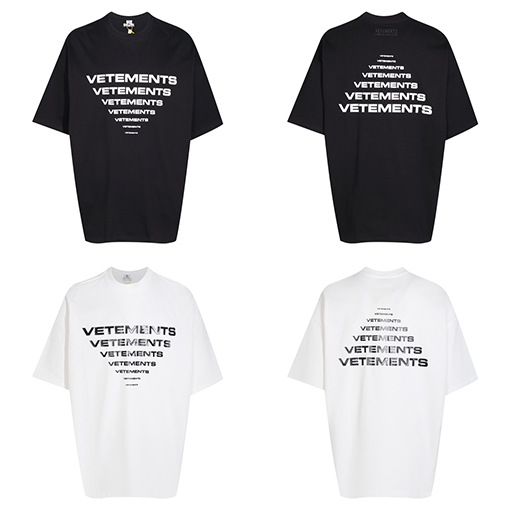 ヴェトモン VETEMENTSプリント 半袖 Tシャツ オーバーサイズ