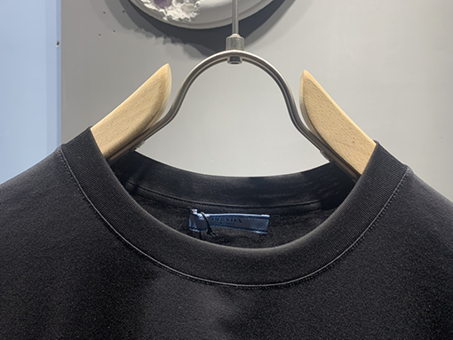 プラダ パッチワーク 三角ロゴ 半袖Tシャツ